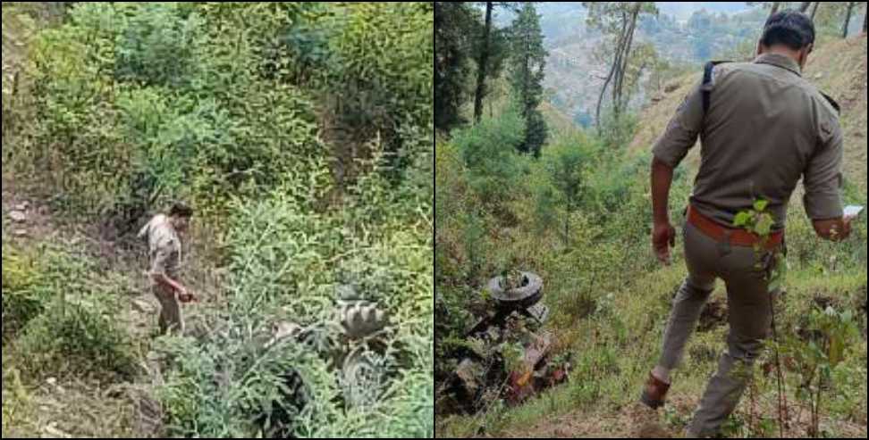 Kafadkhan Road Accident: Tractor trolley falls into a deep ditch two youths die