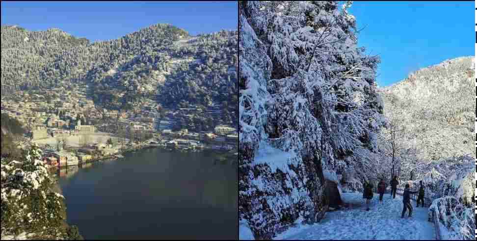 नैनीताल बर्फबारी: This time record breaking snowfall in Nainital