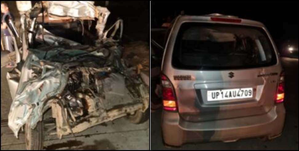 haridwar car hadsa 3 maut: Husband wife dies in Haridwar Car Collision