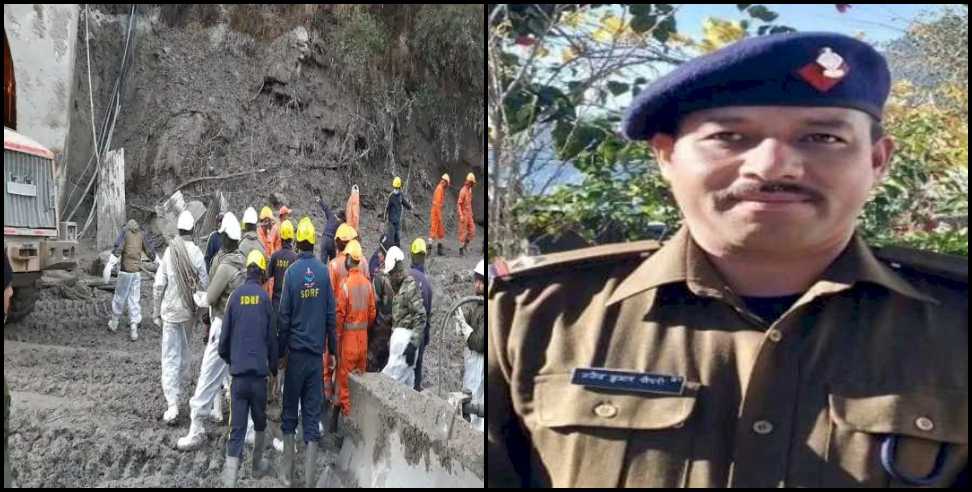 Chamoli Disaster: Chamoli apda uttarakhand police manoj Chaudhry shaheed
