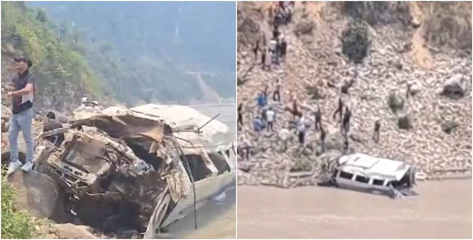 Road Accident On Badrinath Highway: Road Accident On Badrinath Highway in Rudraprayag