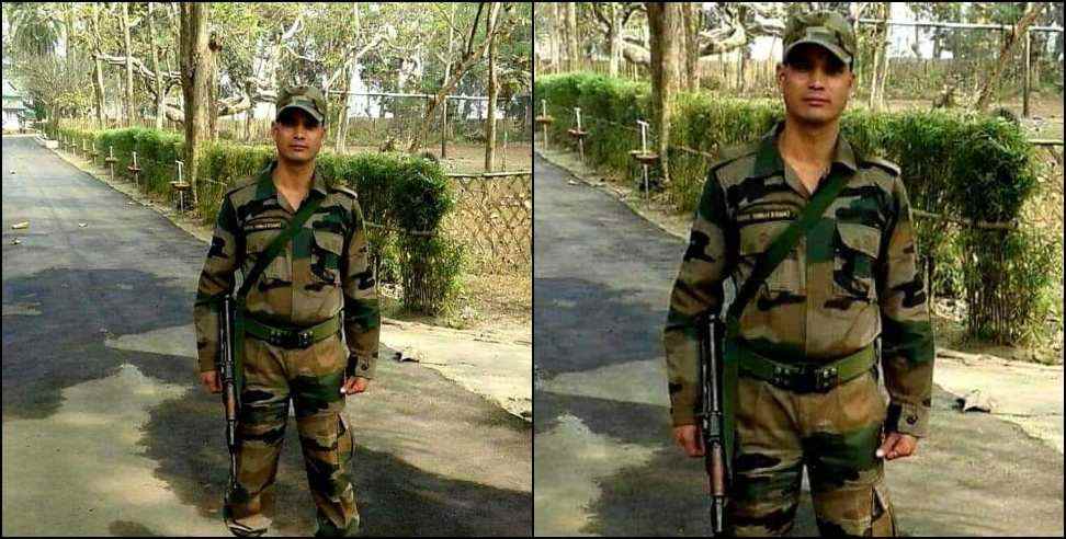 uttarakhand jawan sunil rawat martyr in assam