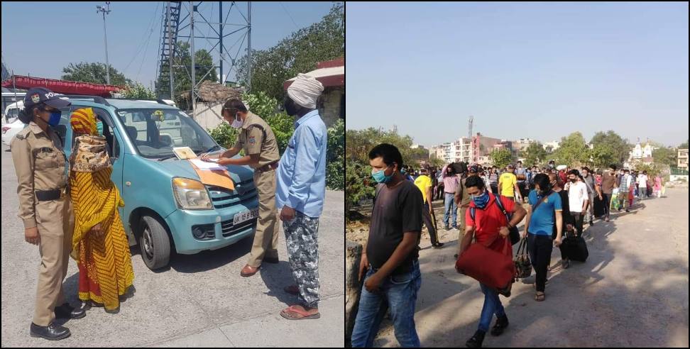 uttarakhand coronavirus: Strict checking on the border in Uttarakhand