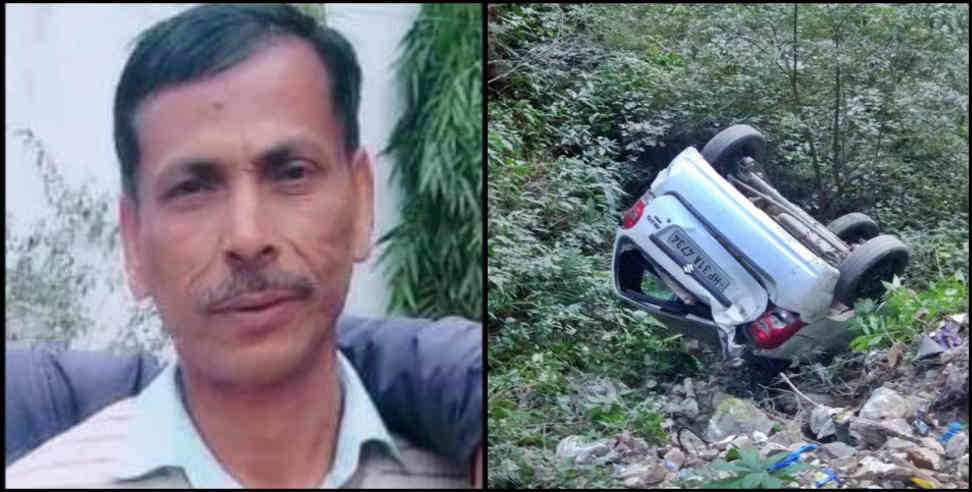 dead body found: Driver dead body and car found into deep ditch in champawat