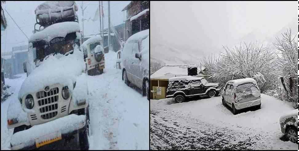 Uttarakhand Assembly Elections : Many polling parties got stuck amidst snowfall in Uttarakhand