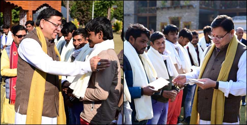 Silkyara Rat Miners: CM Dhami honored Silkyara Tunnel Rate Miners
