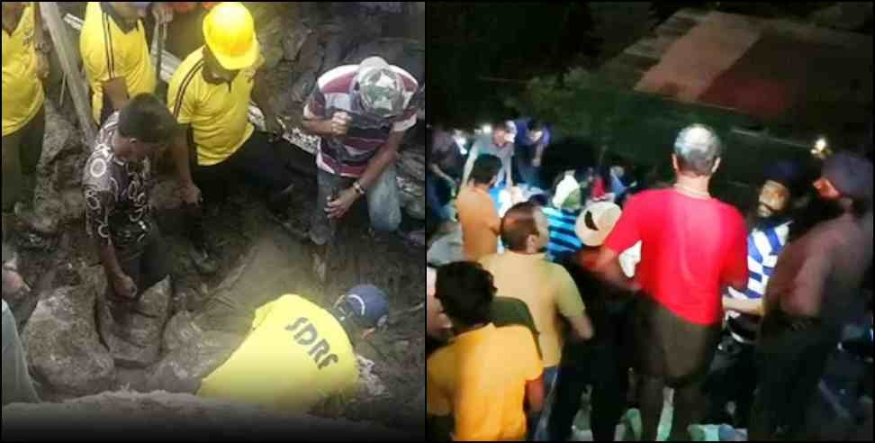 chamoli helang house washed out: House washed out due to heavy rain in Helang of Chamoli district