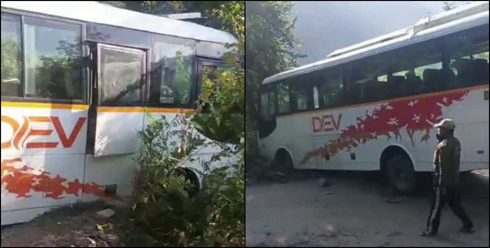 Kedarnath Yatra Accident: Kedarnath Yatra Bus Hangs Over 100m Gorge 22 Escape Death