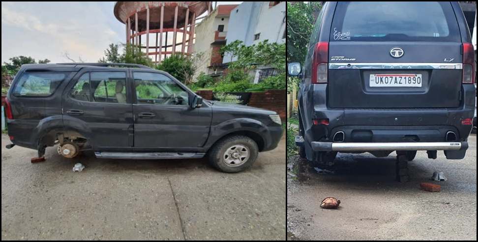 haridwar news: tire theft gang in haridwar