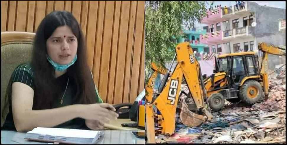 Nainital Enemy Property Bulldozer: Bulldozer action on enemy property in Nainital district