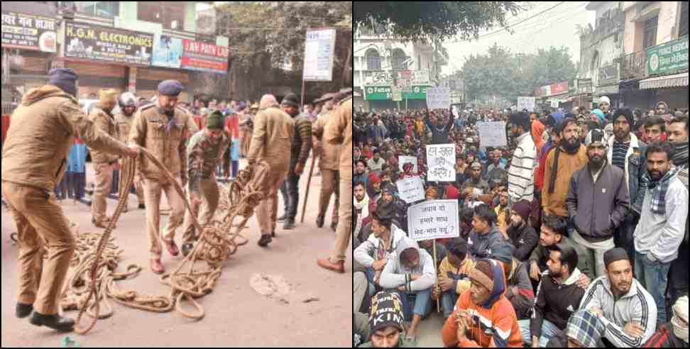 haldwani banbhoolpura bulldozer : Encroachment will be removed by bulldozer in Haldwani