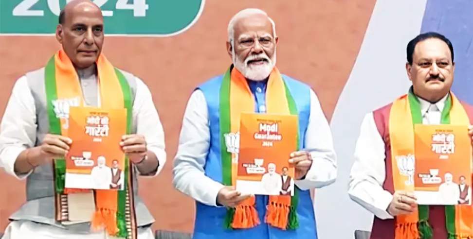 BJP Manifesto: Lok Sabha Elections 2024 BJP Releases 14 Guarantees Manifesto