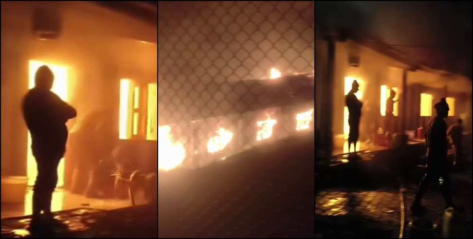 Pithoragarh SSB camp fire: SSB Camp Fire in Pithoragarh 60 Jawans Safe
