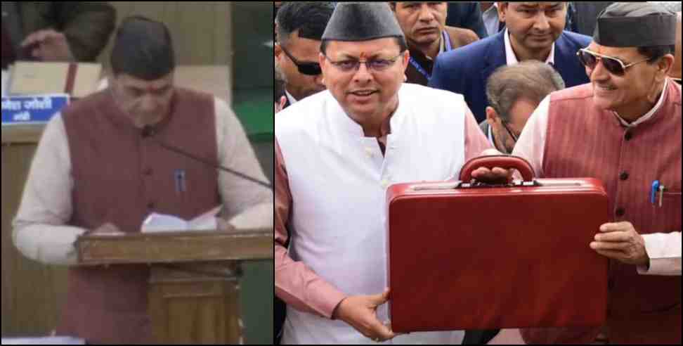 Uttarakhand budget 2023 live: uttarakhand budget 2023 live updates