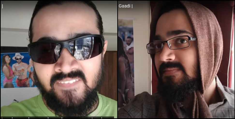 bhuvan bam pahadan video: bhuvan bam edit video on pahadi girl and pahadan