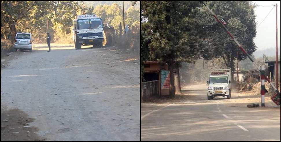 Kotdwar pakhro road closed: Kotdwar sneh pakhro road closed