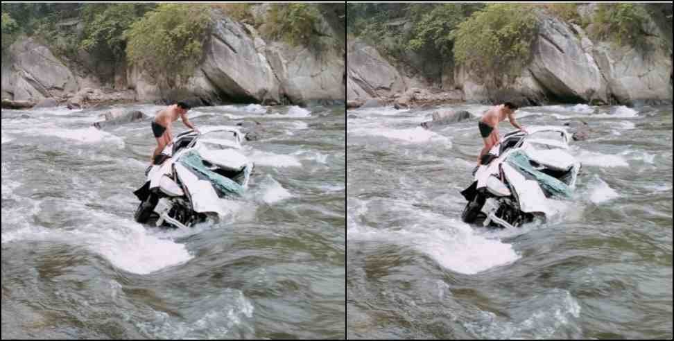 Pauri garhwal car hadsa: Car drowned in river in Pauri Garhwal