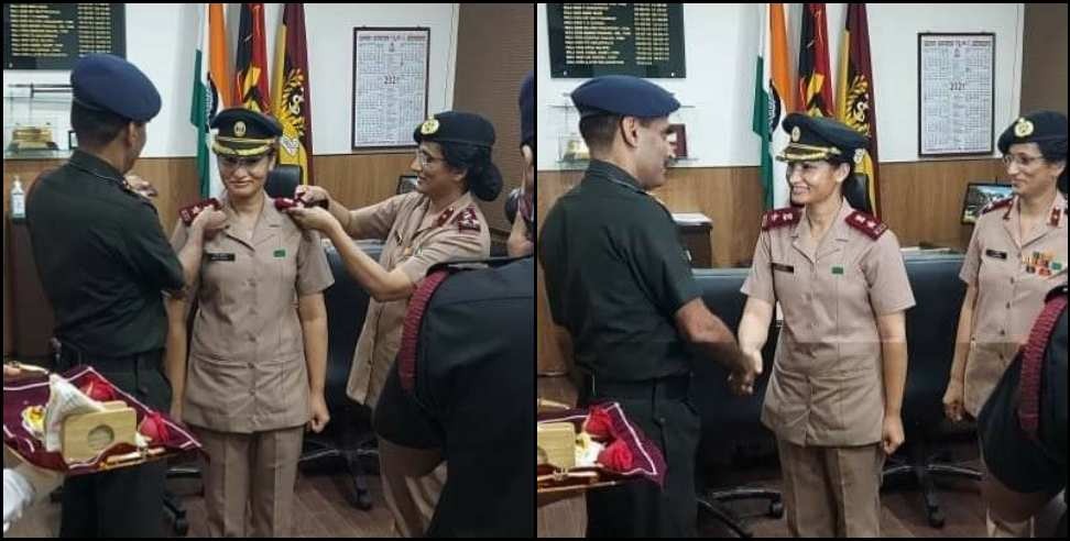 Image: Neetu Rawat of Pauri Garhwal became a lieutenant colonel in the army