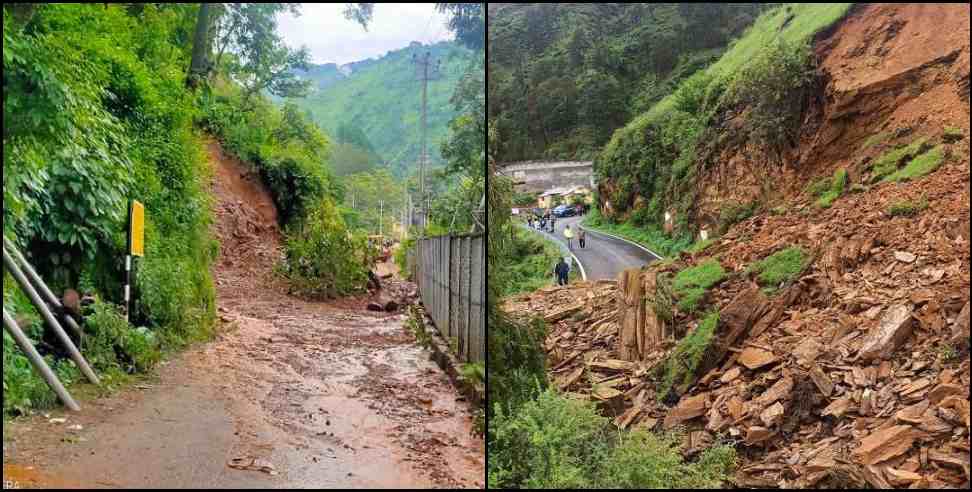 Pithoragarh sobla tidang road: Sobla tidang road closed in dharchula uttarakhand