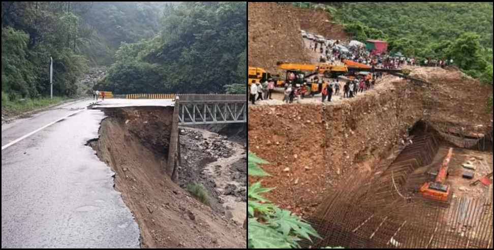 all weather road demolish uttarakhand: 2 construction works of Uttarakhand All Weather Road demolished in 15 days