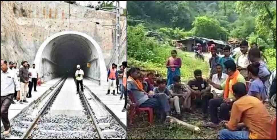 Rishikesh Karnprayag Rail line Cracks: Rishikesh karnprayag rail project cracks in many houses of khagaria village