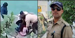 image: Chamoli constable Vinod Panwar saved the lives of two girls
