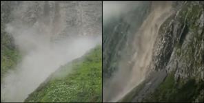 image: Cloud burst in Ghangaria in Chamoli district