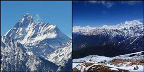image: Snowfall in badrinath and hemkund sahib in Uttarakhand