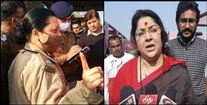 image: BJP MP Locket Chatterjee convoy attacked