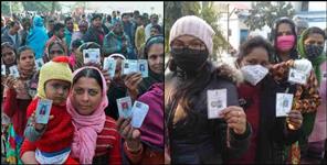 image: Voting percentage in 6 assembly seats of Nainital district till 5 pm