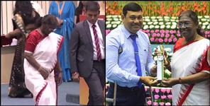 image: Uttarakhand teacher Pradeep Negi got President Award
