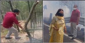 image: Harak Singh Rawat Wildfire Shrikot