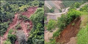 image: Crack in houses due to dynamite blast in Rudraprayag