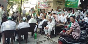 image: Farmer indefinite strike on smart meters in Roorkee