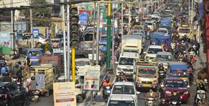 image: Traffic affect in dehradun cause of shobayatra