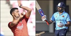image: Devendra Singh Bora dismissed Rohit Sharma on first ball