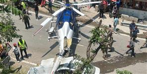 helicopter emergency landing near Badasu Kedarnat