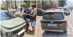 image: Police Caught Judge Son in A Car Registered as Magistrate
