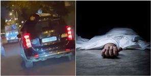 image: murderers ran away after crushing with XUV