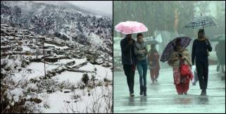 image: rain snowfall forecast for uttarakhand