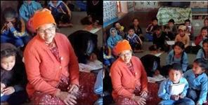 image: 61 year old Chantara Devi took admission in first class in Pithoragarh