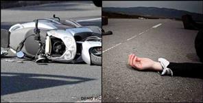 image: dehradun shimla bypass truck scooty collision