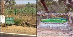 image: Illegal Dargah Mazar in the forests of Uttarakhand