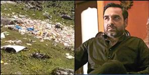 image: Pankaj Tripathi tweet on the garbage in Kedarnath