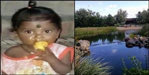 image: One year old child drown in pond and died