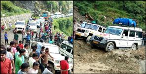 image: badrinath higway land slide