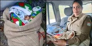 image: Newborn girl found on the roadside in Mussoorie