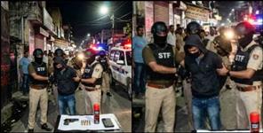 image: interrogation of a suspect arrested in Dehradun