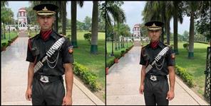 image: Akash sajwan of guptakashi become army officer