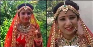 image: Bride voted before marriage in Srinagar Garhwal